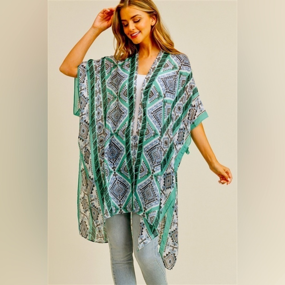 Beautiful one size kimono cardigan, mid length